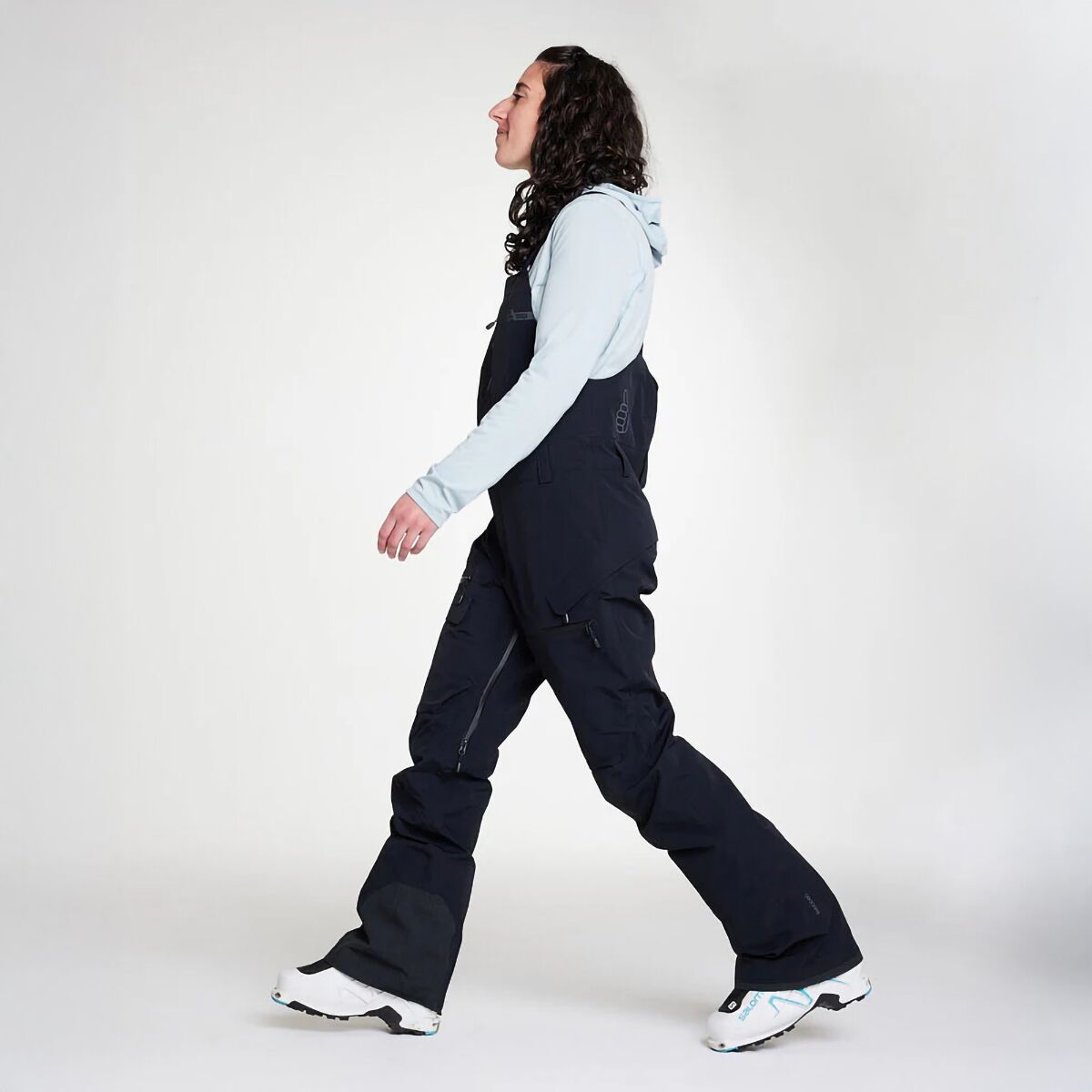 Женские брюки Trew Gear Chariot Bib Pant, цвет: Чёрный — фото 3