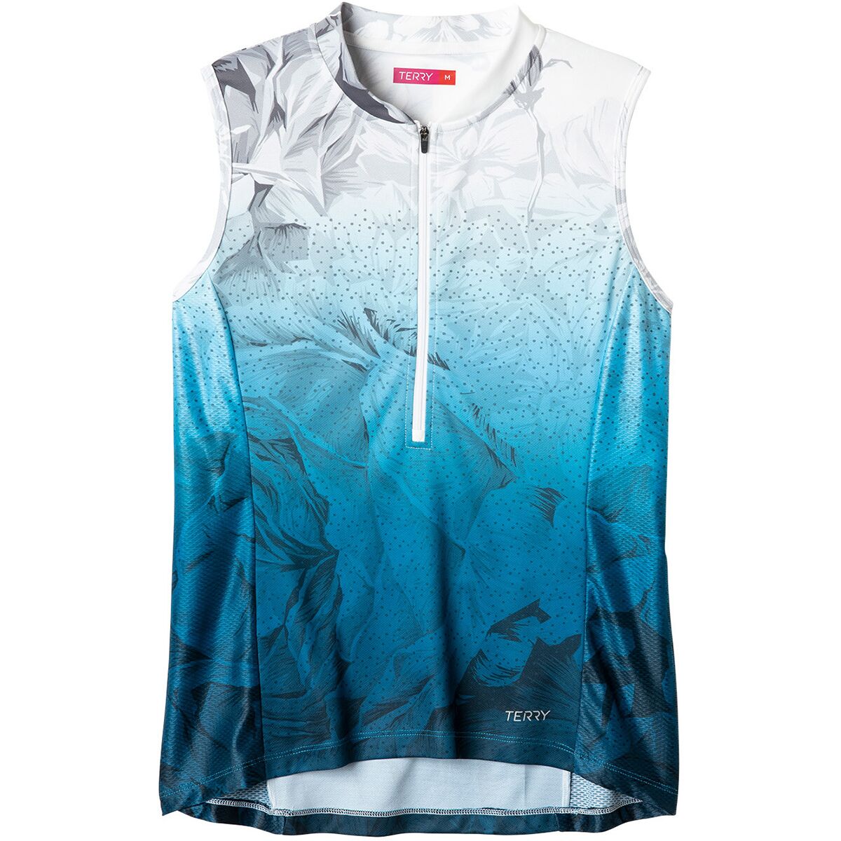 terry sleeveless cycling jersey