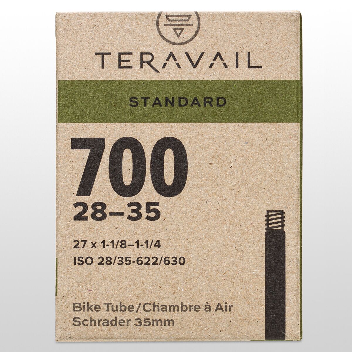Teravail Road Standard Schrader Tube