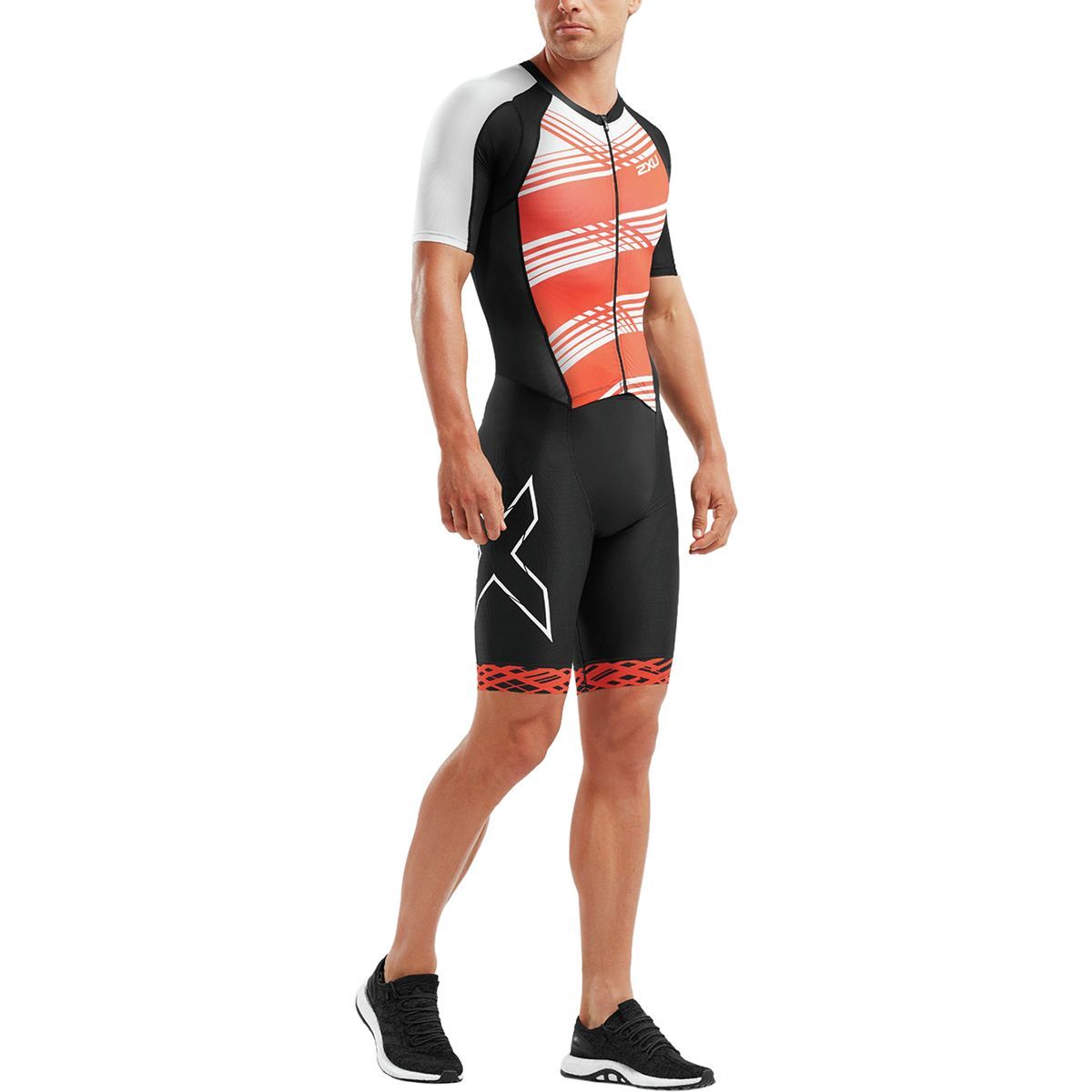 2XU Compression FullZip Sleeved Tri Suit Men's Bike