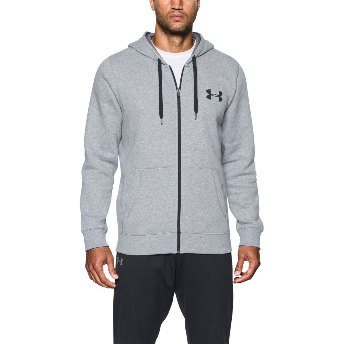 Under Armour Rival Cotton Full-Zip Hoodie - Men's | Backcountry.com