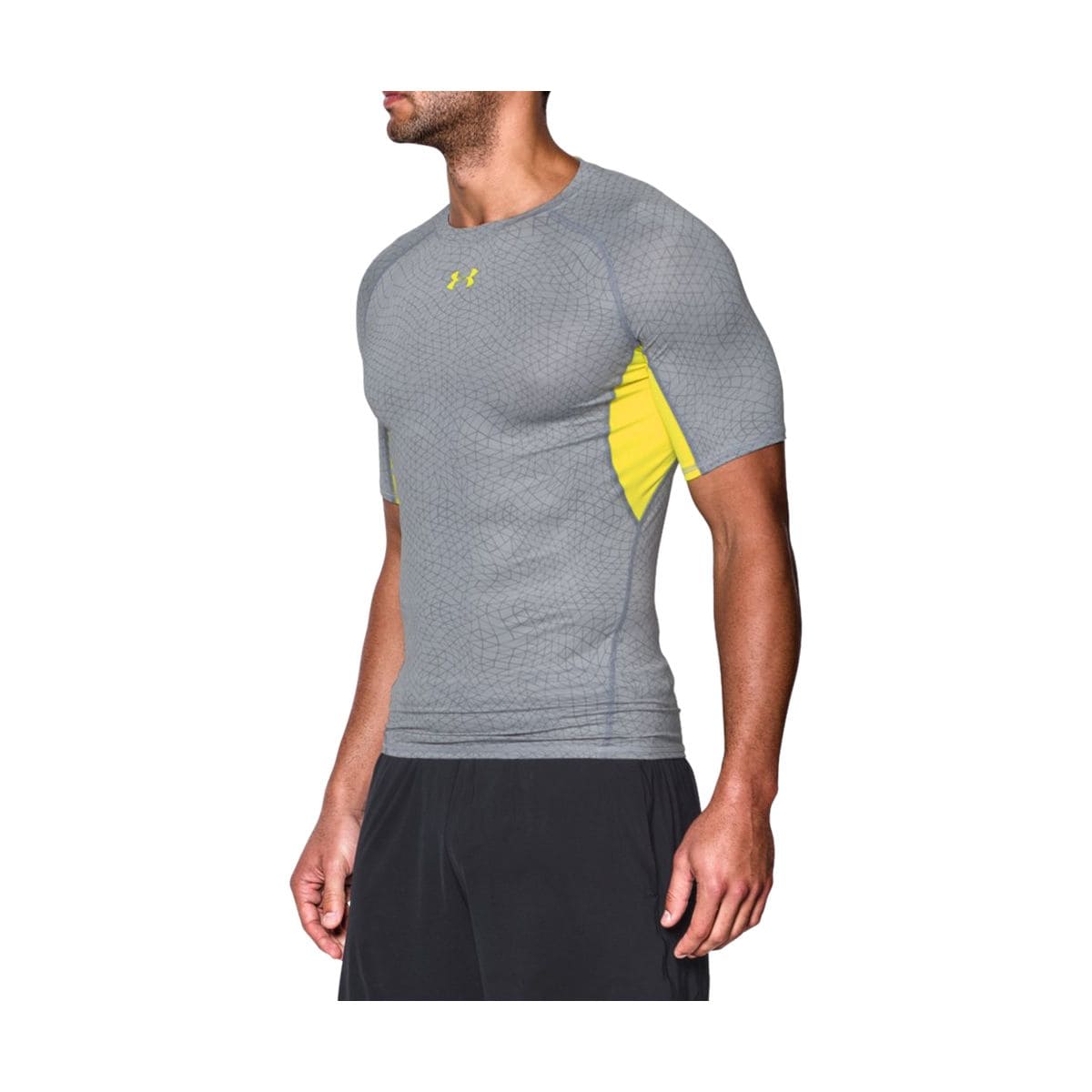Under Armour HeatGear Armour Printed Compression Shirt - Men's - Clothing