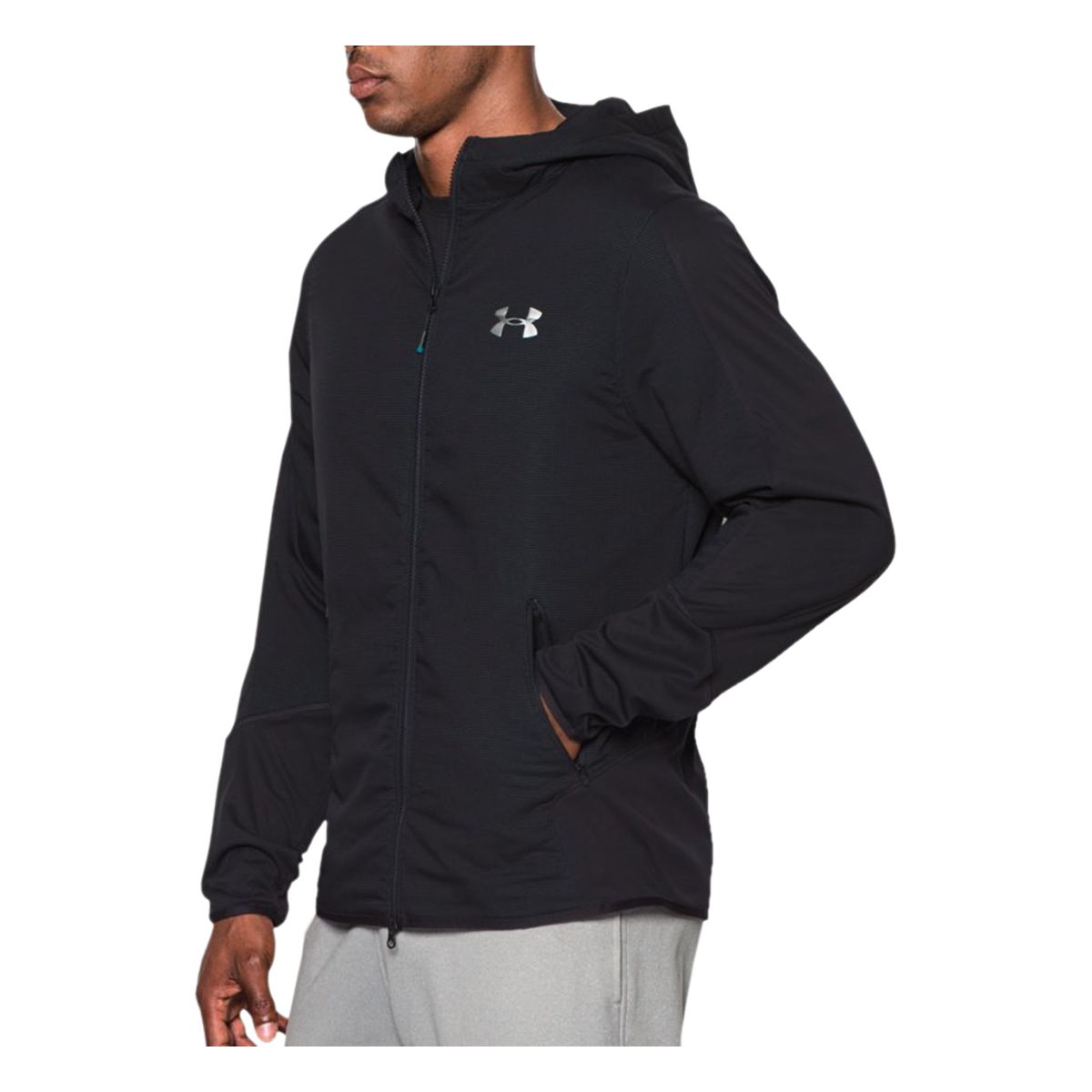Under Armour Polartec Alpha Hybrid Hooded Fleece Jacket Men's Clothing