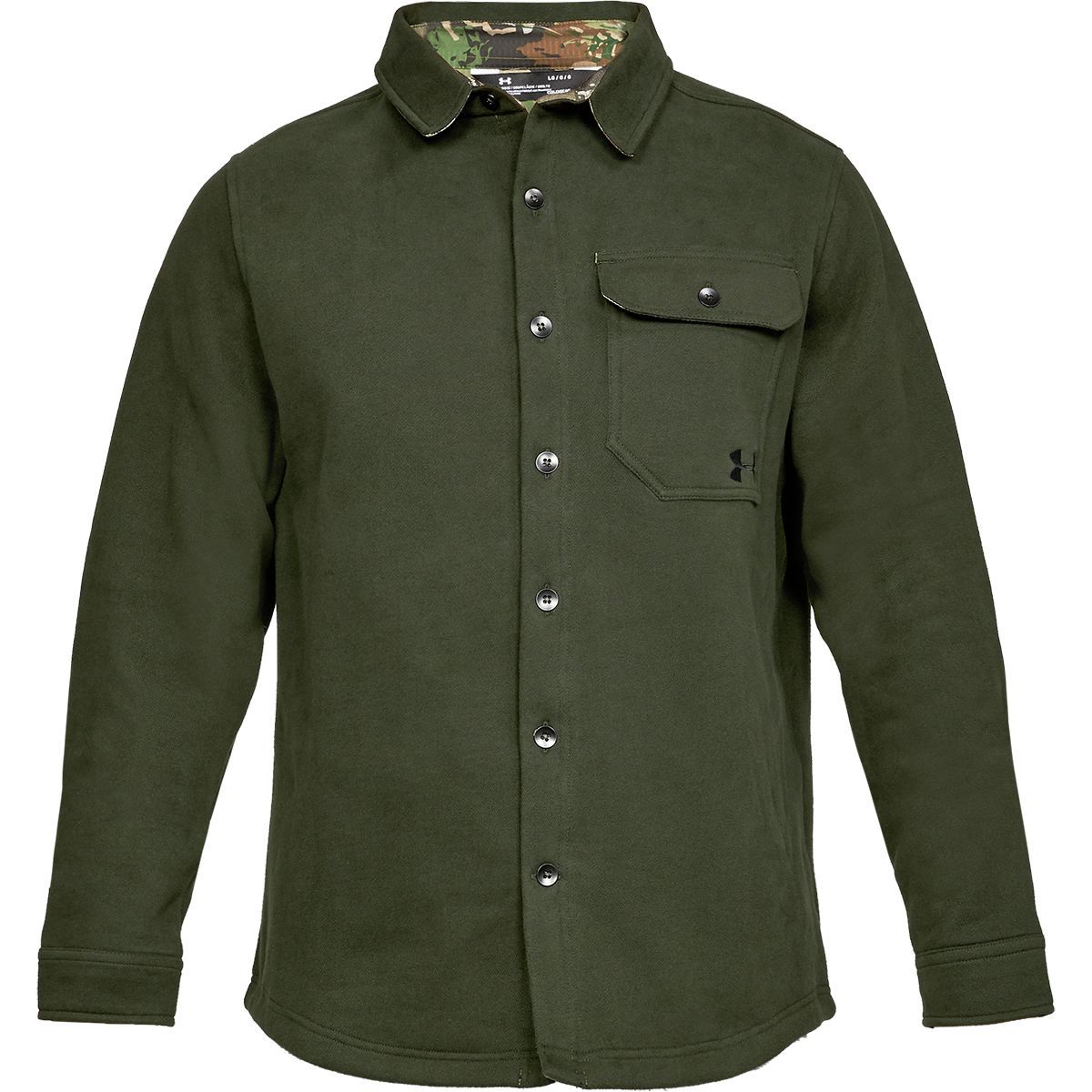 Under Armour Buckshot LongSleeve Fleece Shirt Men's Clothing