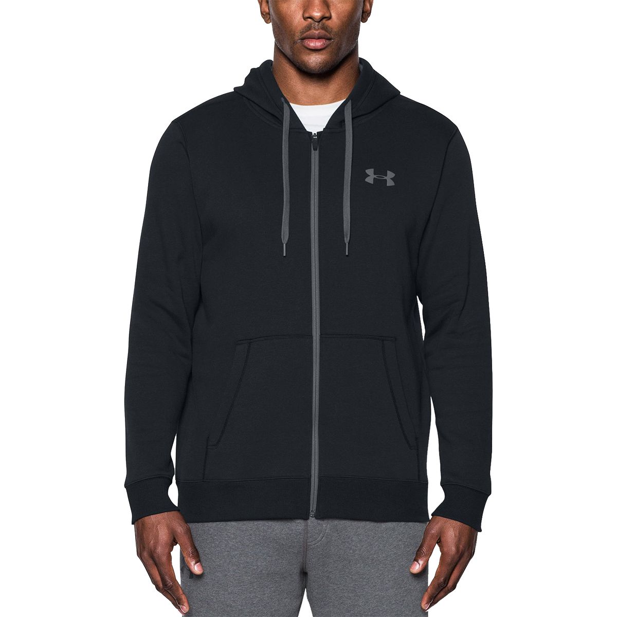 Under Armour Rival Cotton Full-Zip Hoodie - Men's - Clothing