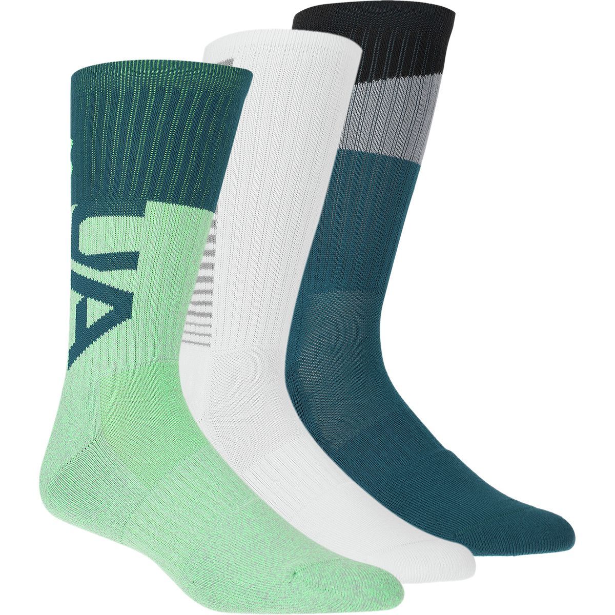 Under Armour Phenom 3.0 Crew Sock 3Pack Men's Clothing