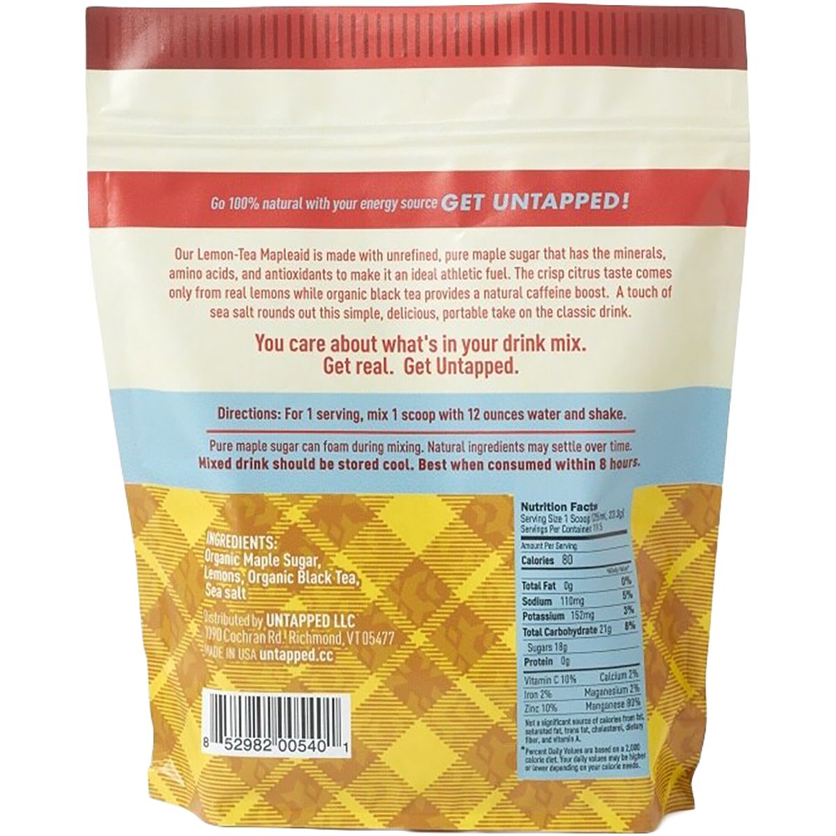 UnTapped Mapleaid Athlete Fuel Drink Mix