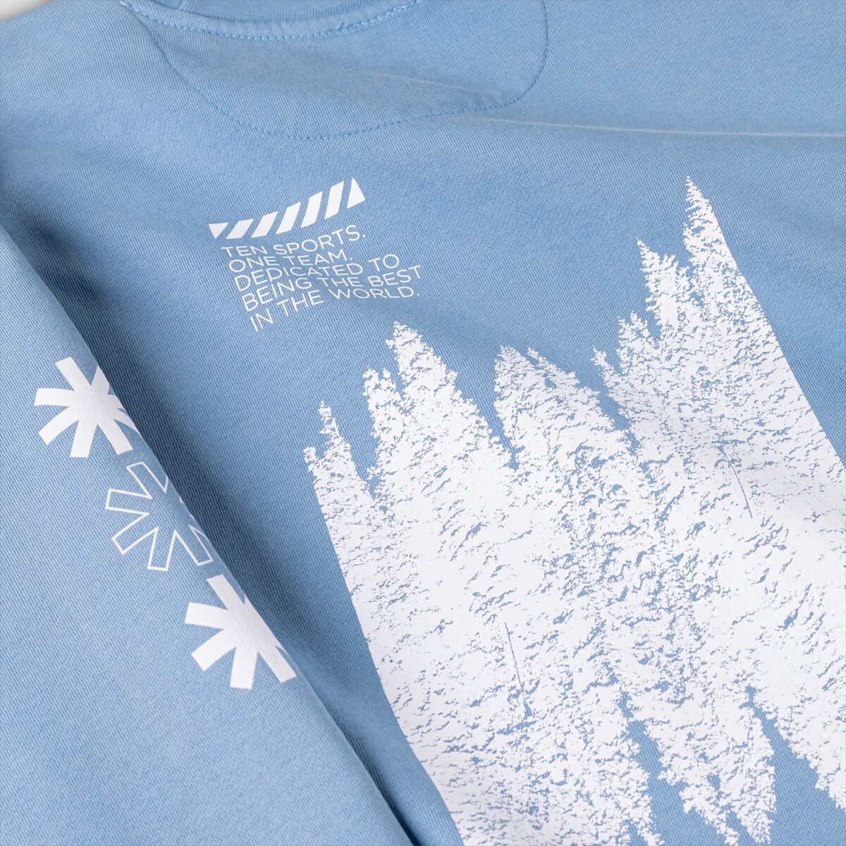 US Ski and Snowboard Trees Graphic Crewneck Sweatshirt -...