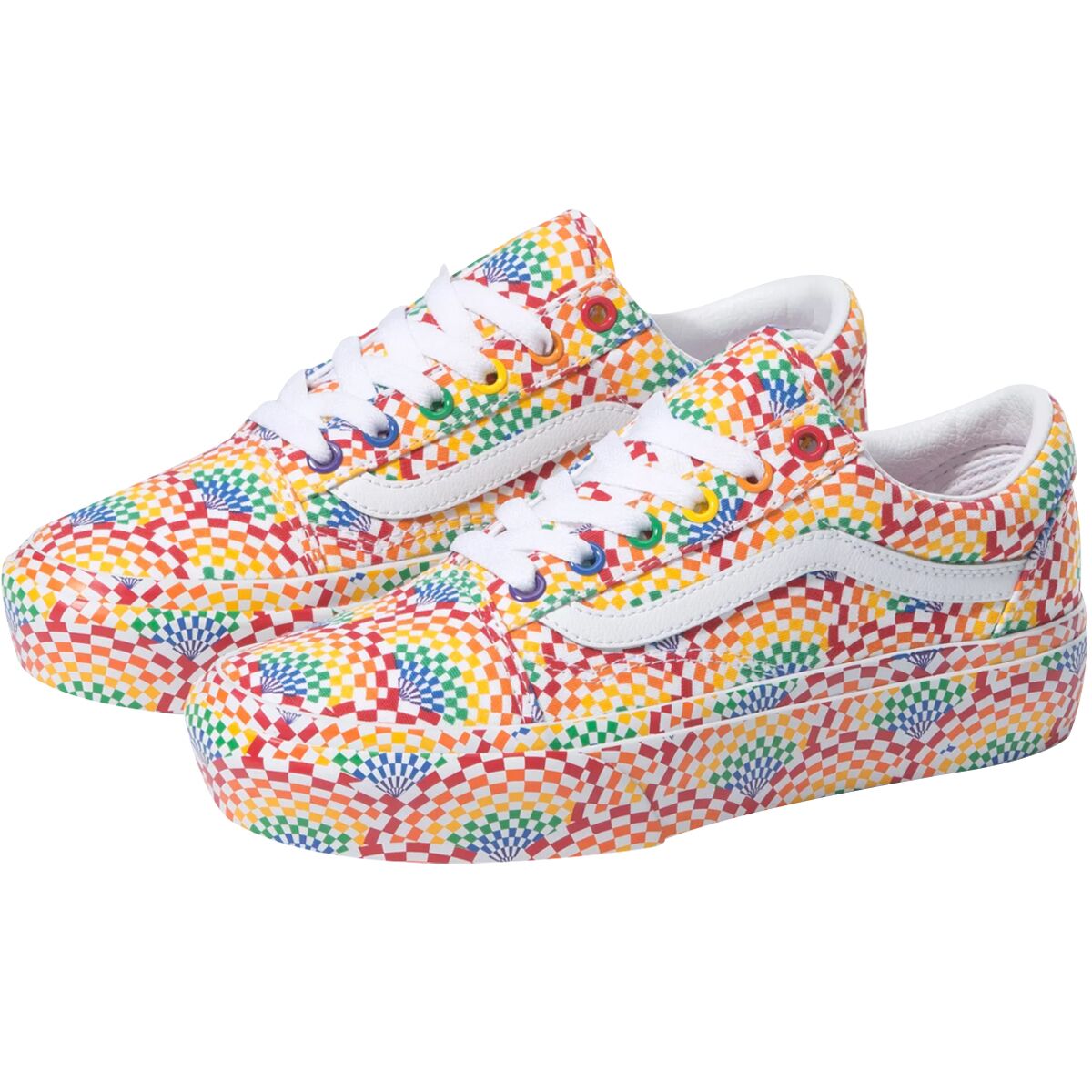 yellow platform vans womens