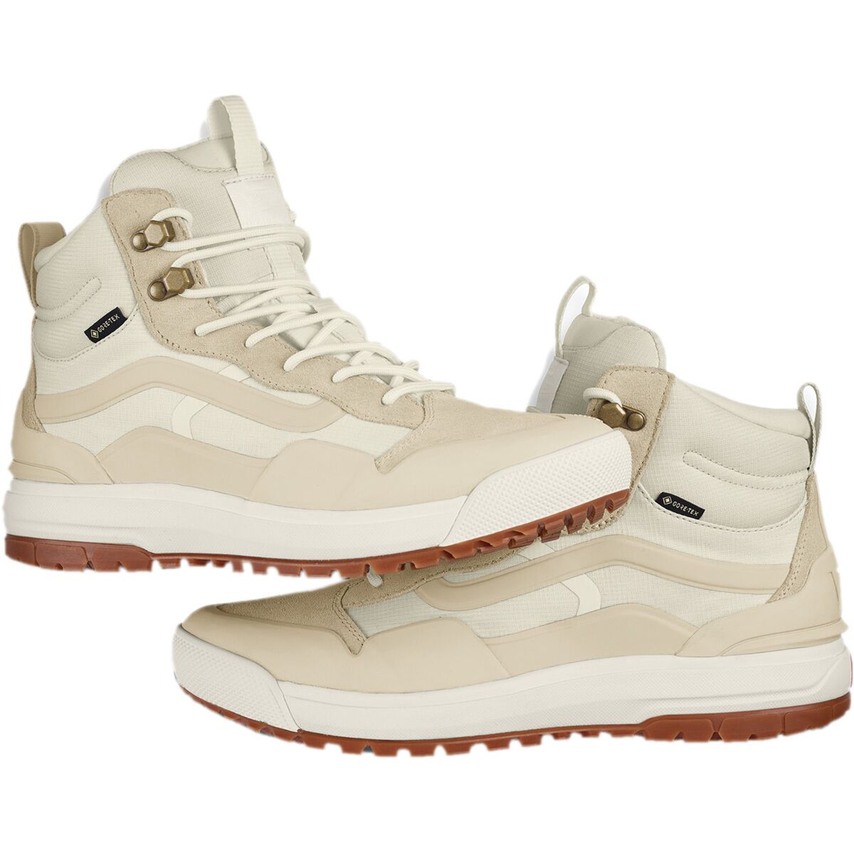 vans ultrarange exo hi mte trainers in tan