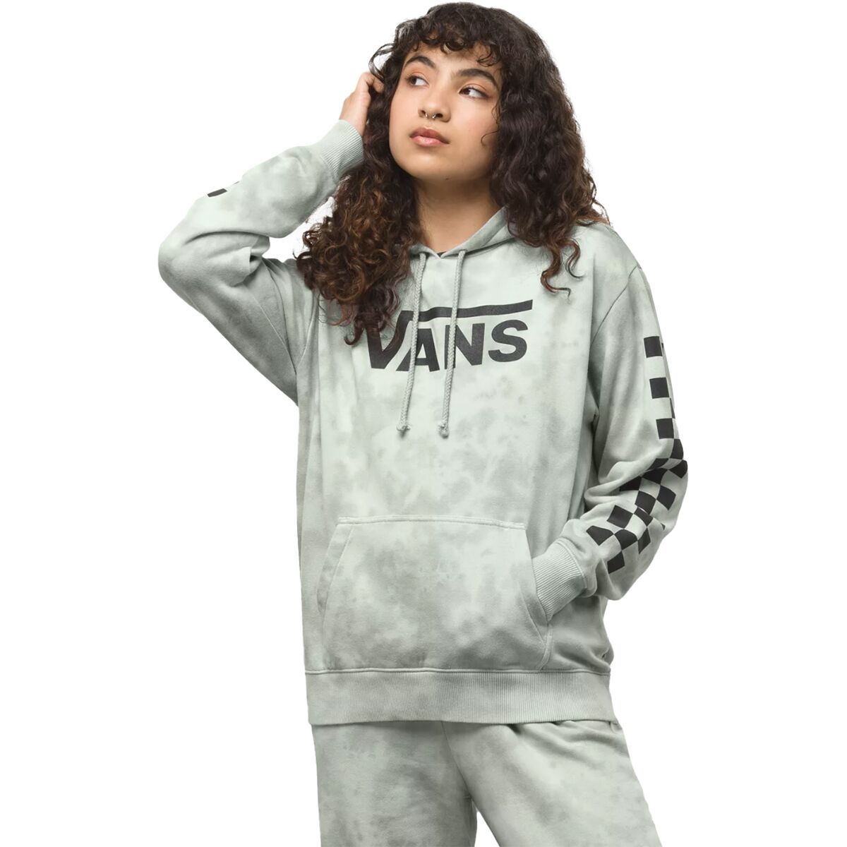 Vans Bleach Wash BF Hoodie Women's Clothing