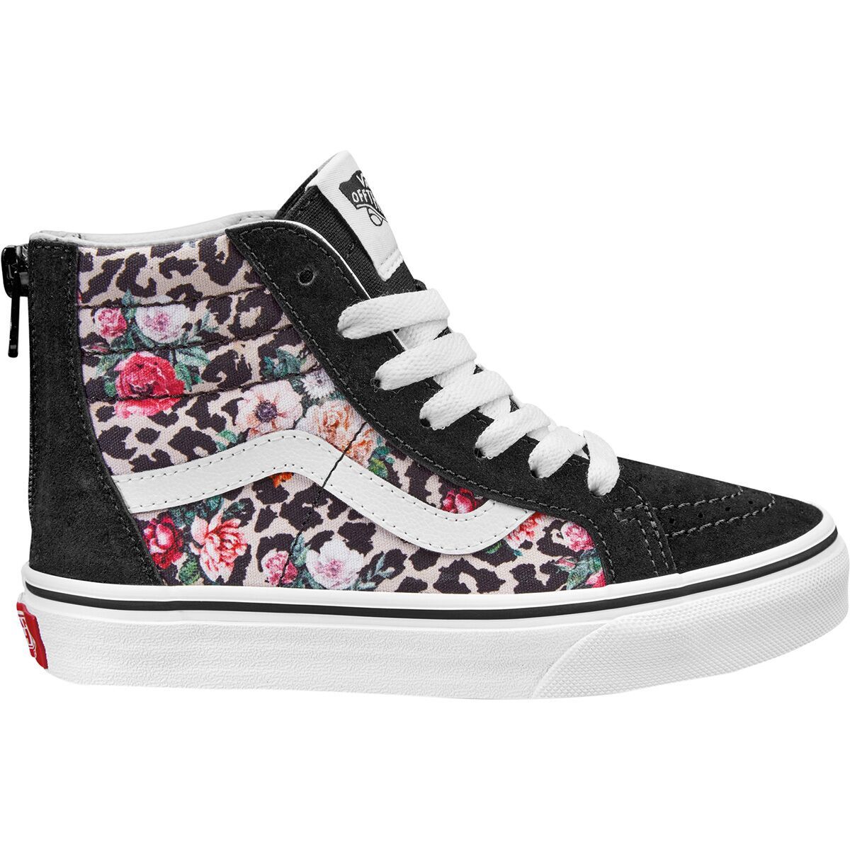Vans Leopard Floral Sk8Hi Zip Skate Shoe Kids' Kids