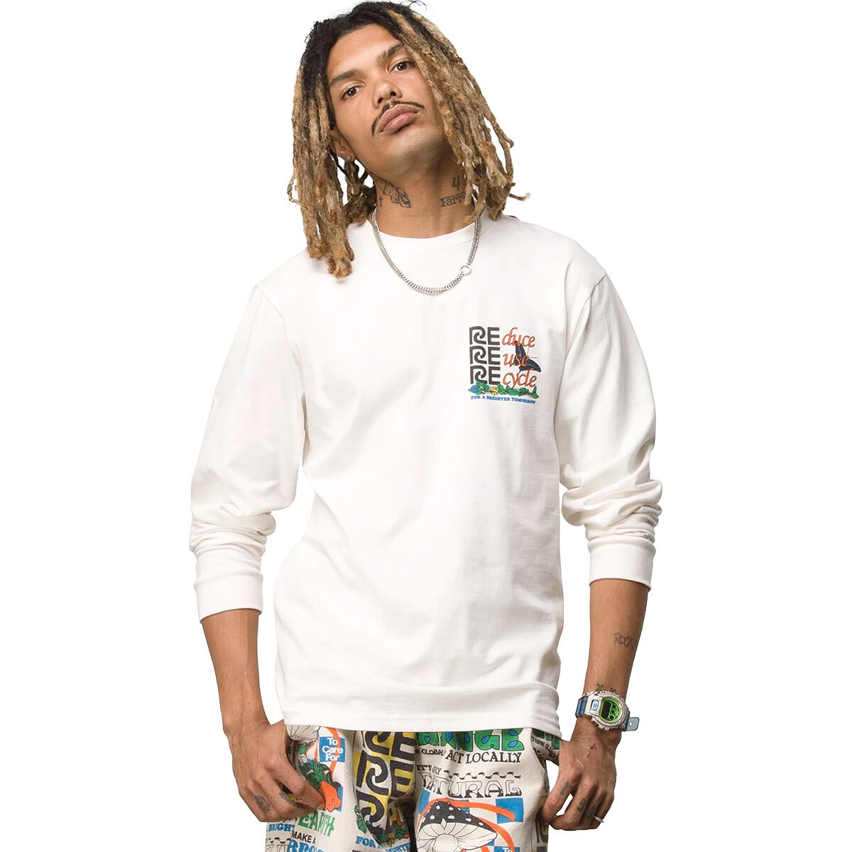 Vans Eco Positivity Long-Sleeve T-Shirt - Men's - Clothing