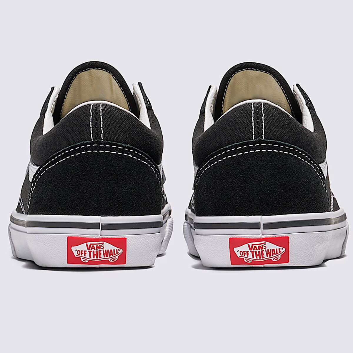 Детские кроссовки Vans Old Skool, цвет: Чёрный / Белый — фото 4