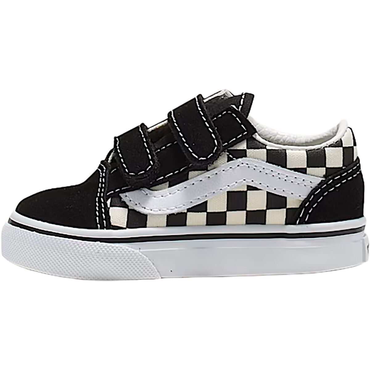Детские кроссовки Vans Old Skool V Shoe - Toddlers', цвет: Чёрный / Белый