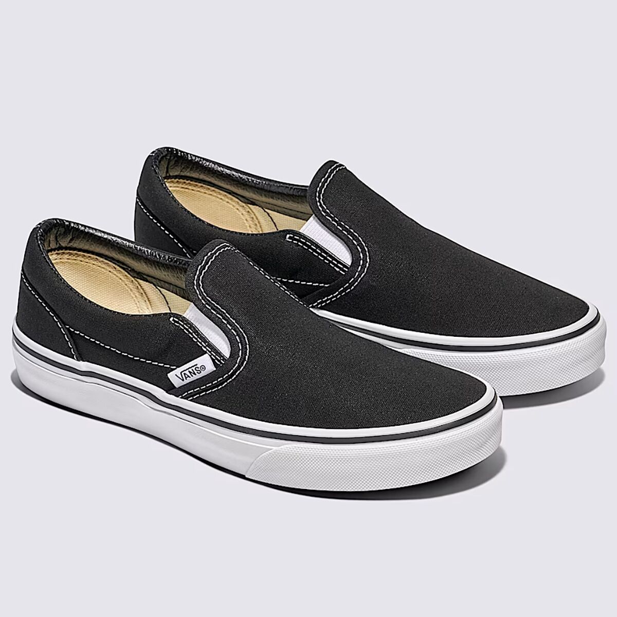 Детские кроссовки Vans Classic Slip-On, цвет: Чёрный — фото 3