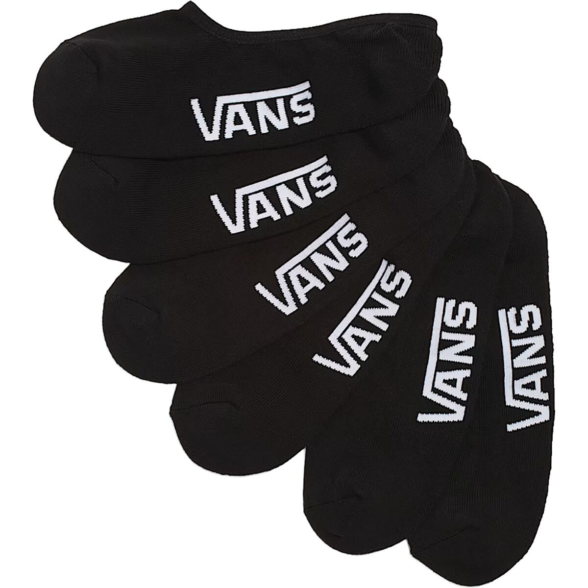 Носки Classic No Show для мужчин, 3 шт. — Vans, цвет: Чёрный — фото 1
