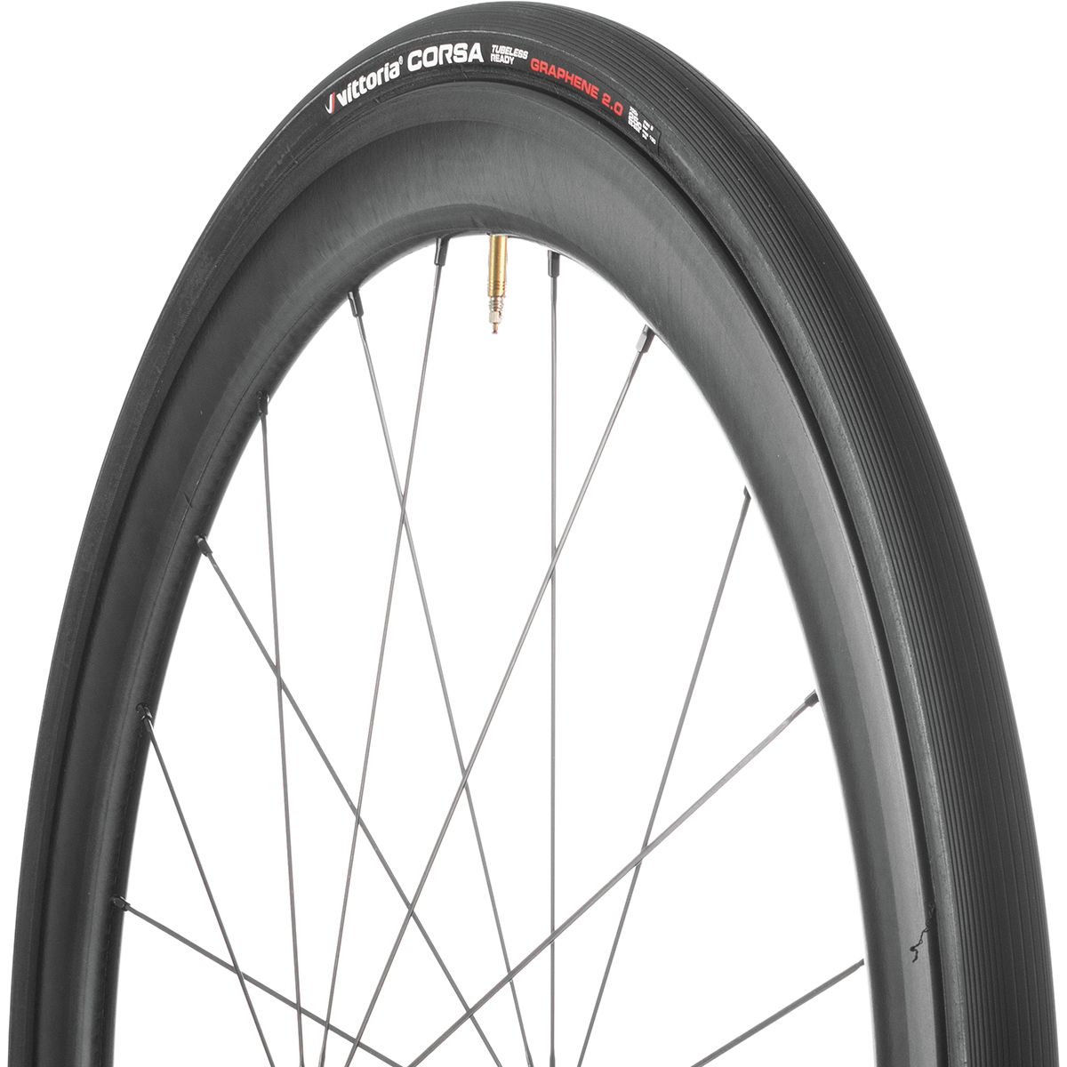 Vittoria Corsa G2.0 Competition 700x23C Road Bike Clincher Tire, Full Black