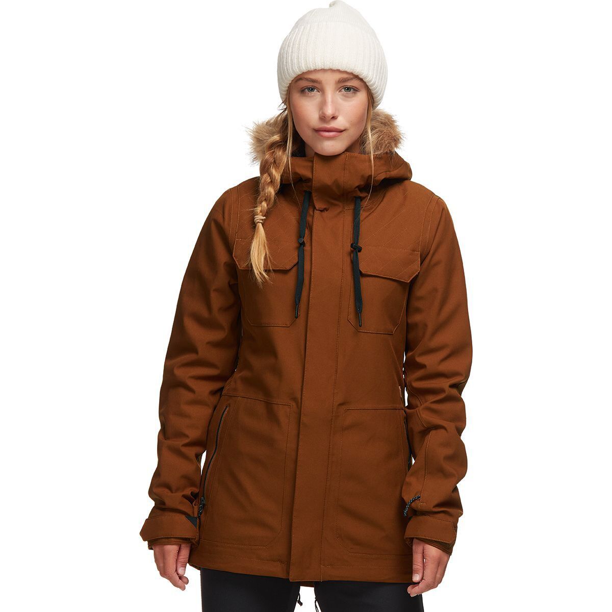 volcom shadow insulated jacket copper