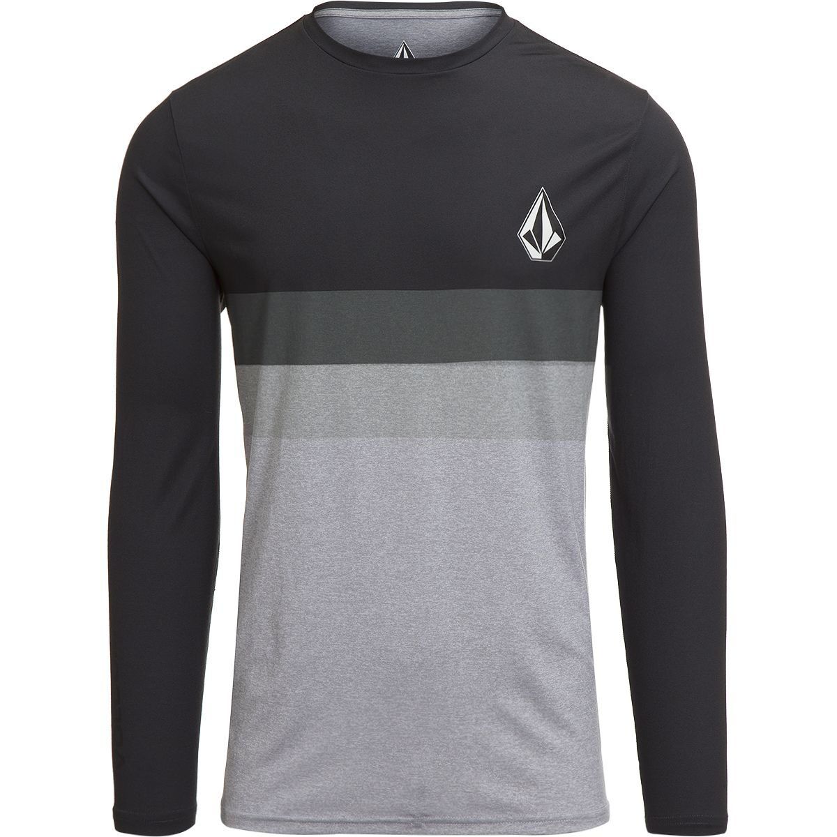Rashguard Volcom Lido Homme, Noir/rouge, Taille XL - état Correct