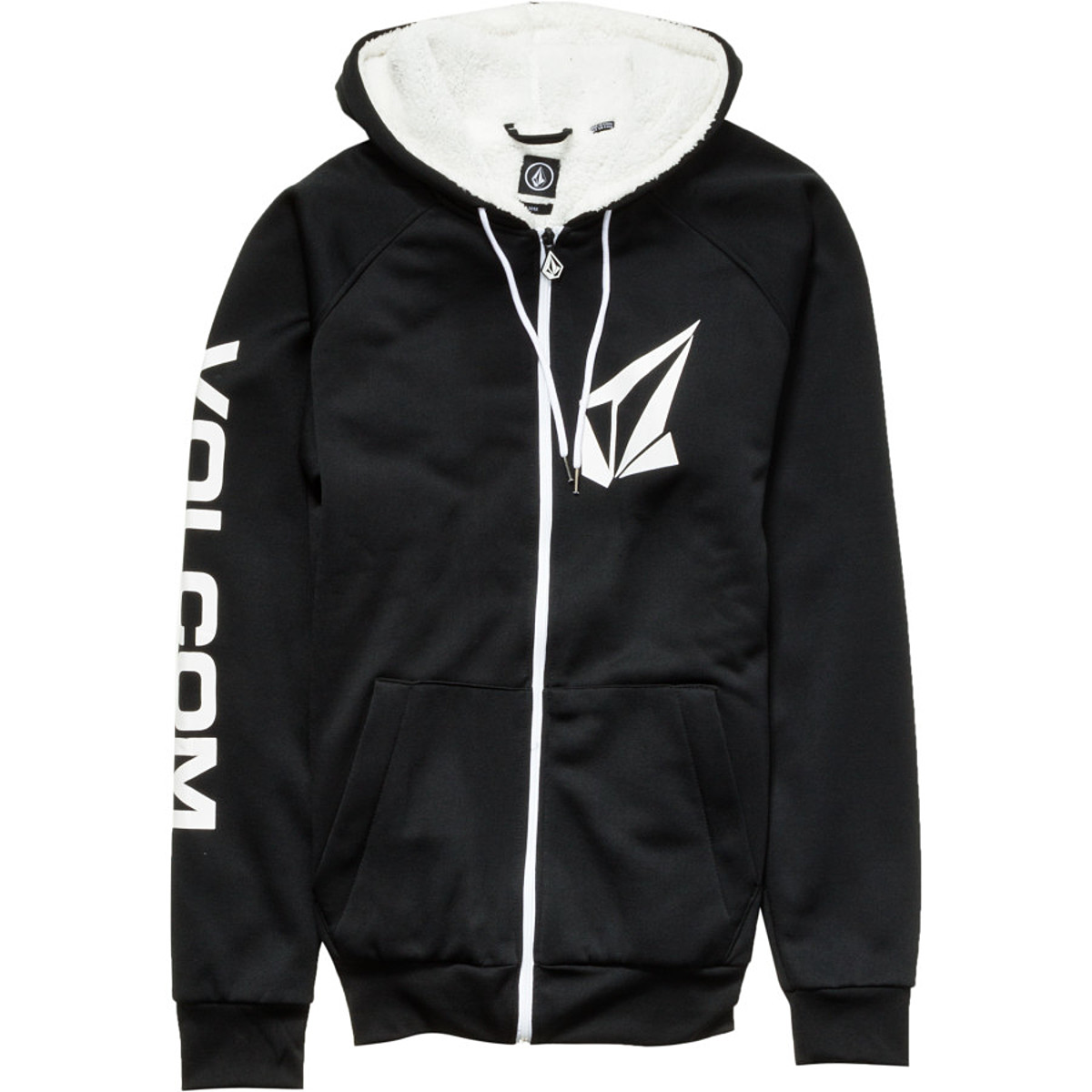 Volcom Raglan Volcom Raglan Sherpa Hydro Full-Zip Hoodie - Men's - Clothing