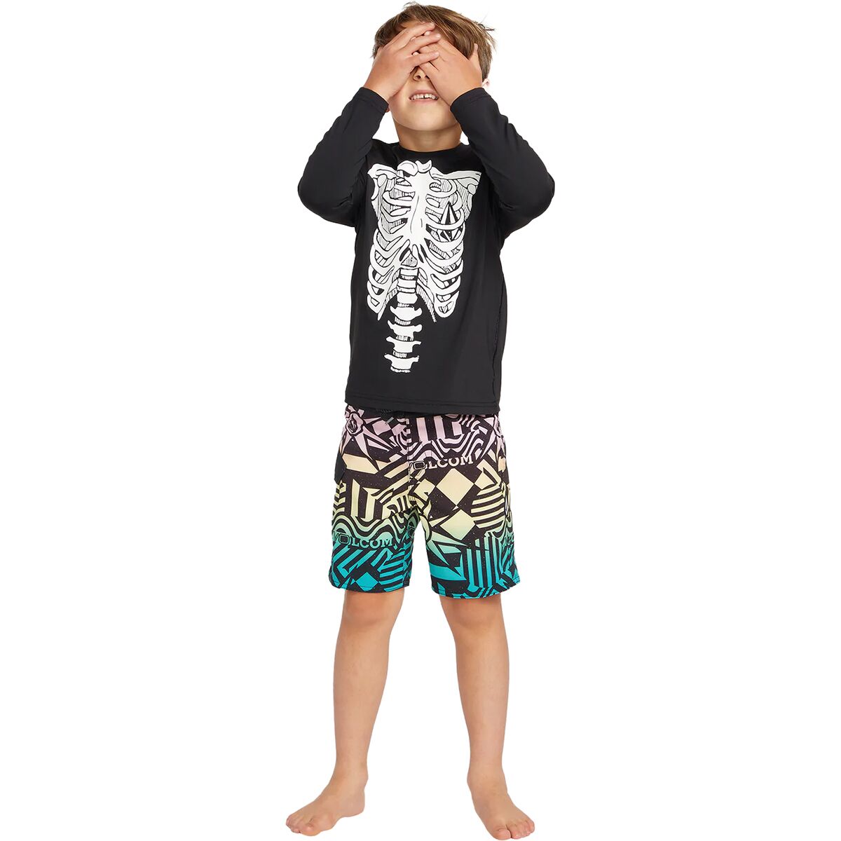 Skeleton LongSleeve Rashguard Kids' Kids