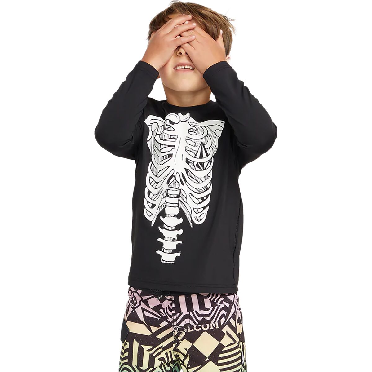 Skeleton LongSleeve Rashguard Toddlers' Kids
