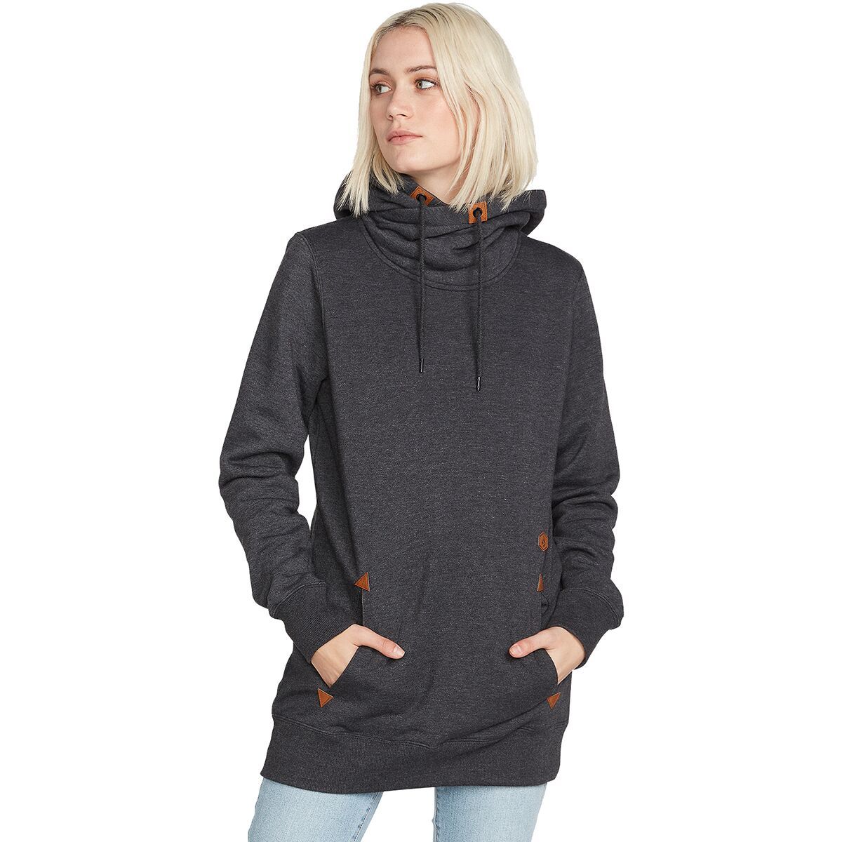 Tower Pullover Fleece Sweatshirt Women's Clothing