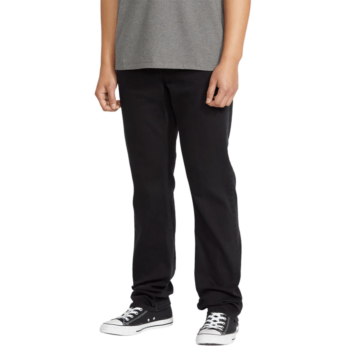 Мужские брюки Volcom Solver Denim Pant, цвет: Чёрный — фото 5