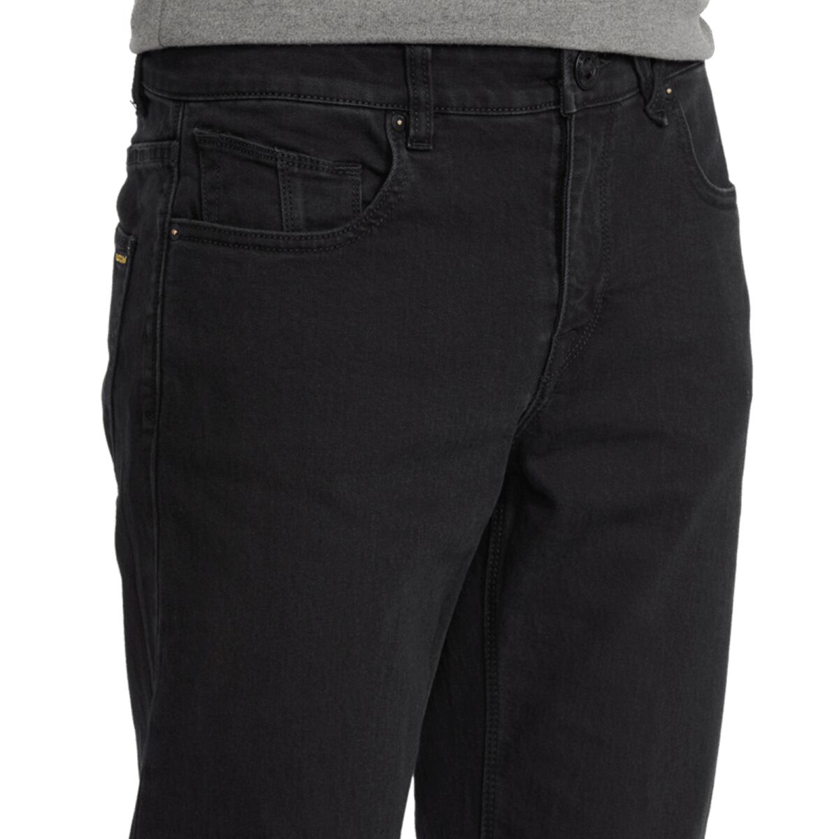 Мужские брюки Volcom Solver Denim Pant, цвет: Чёрный — фото 8