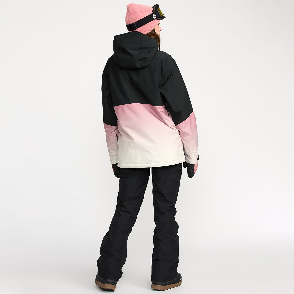 Женский свитер Volcom Fern Insulated Gore Pullover, цвет: Розовый — фото 8