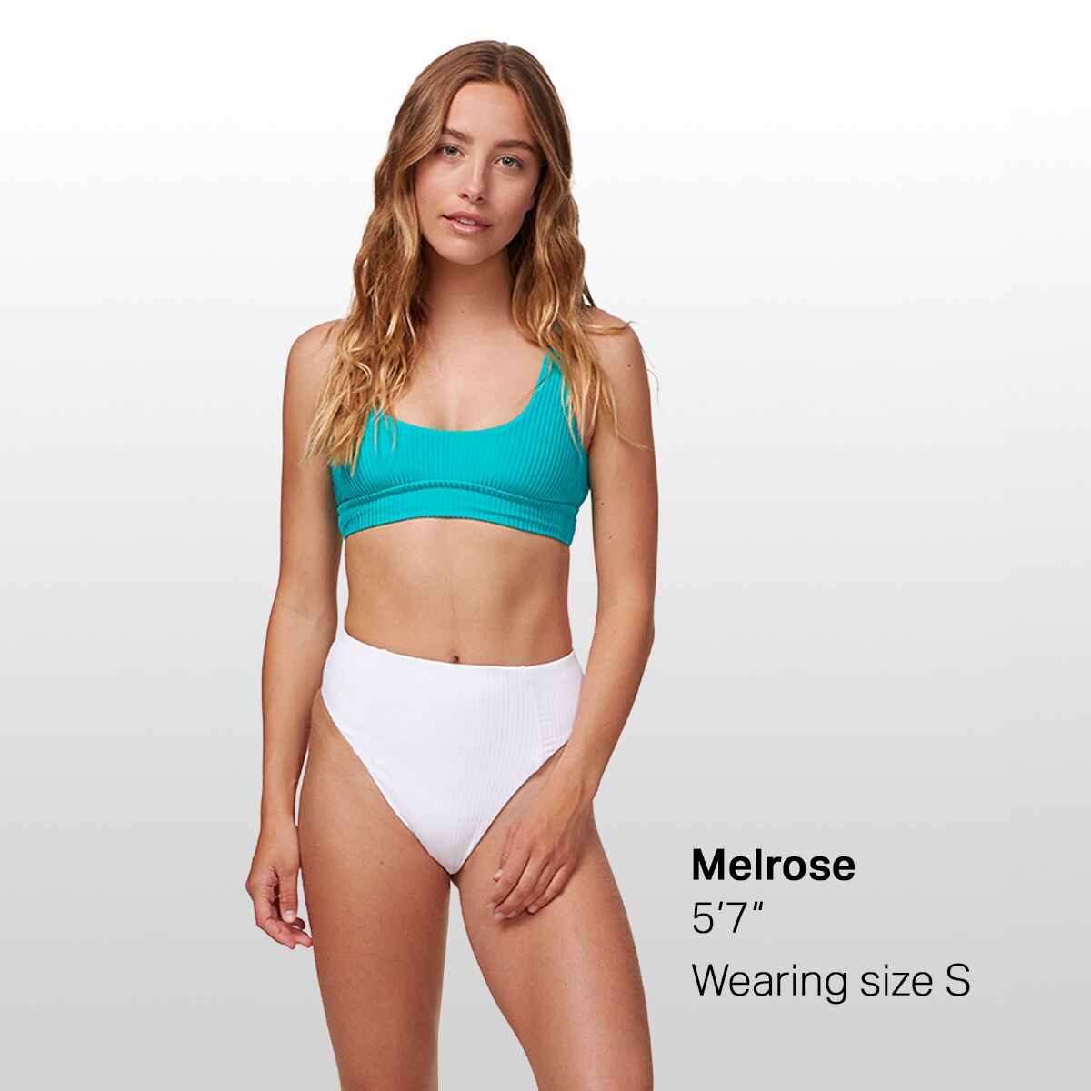 Vitamin A Sienna High Waist Cheeky Cut Bikini Bottom -...