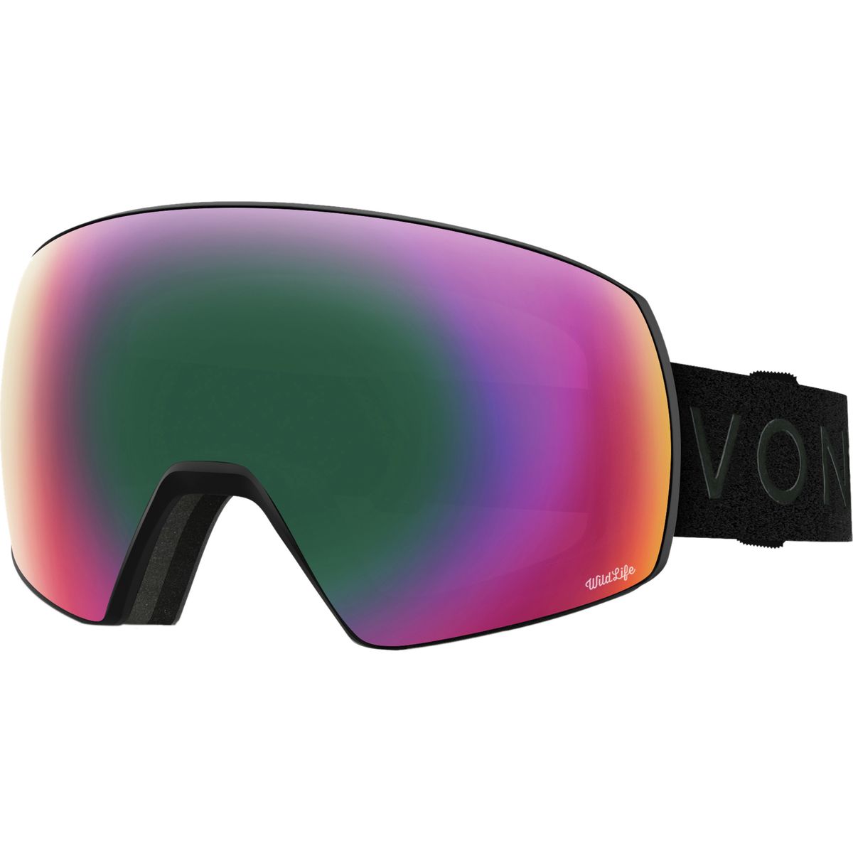 Lunettes De Ski Vonzipper Cleaver VR-303 – Motif Wildlife, Miroir Argent/rouge + Verre Jaune
