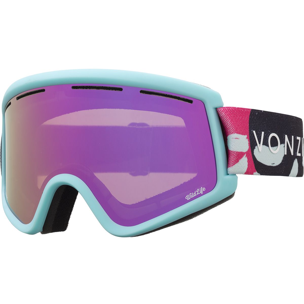 VonZipper Cleaver Snow Goggle Replacement Lens - Wildlife Low-Light Grey Lens For Enhanced Contrast