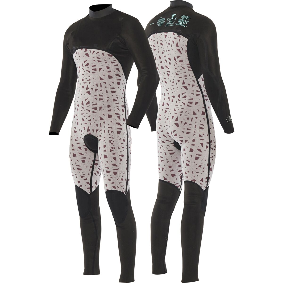 Vissla High Seas II 4/3mm Full No Zip Wetsuit Men's Clothing