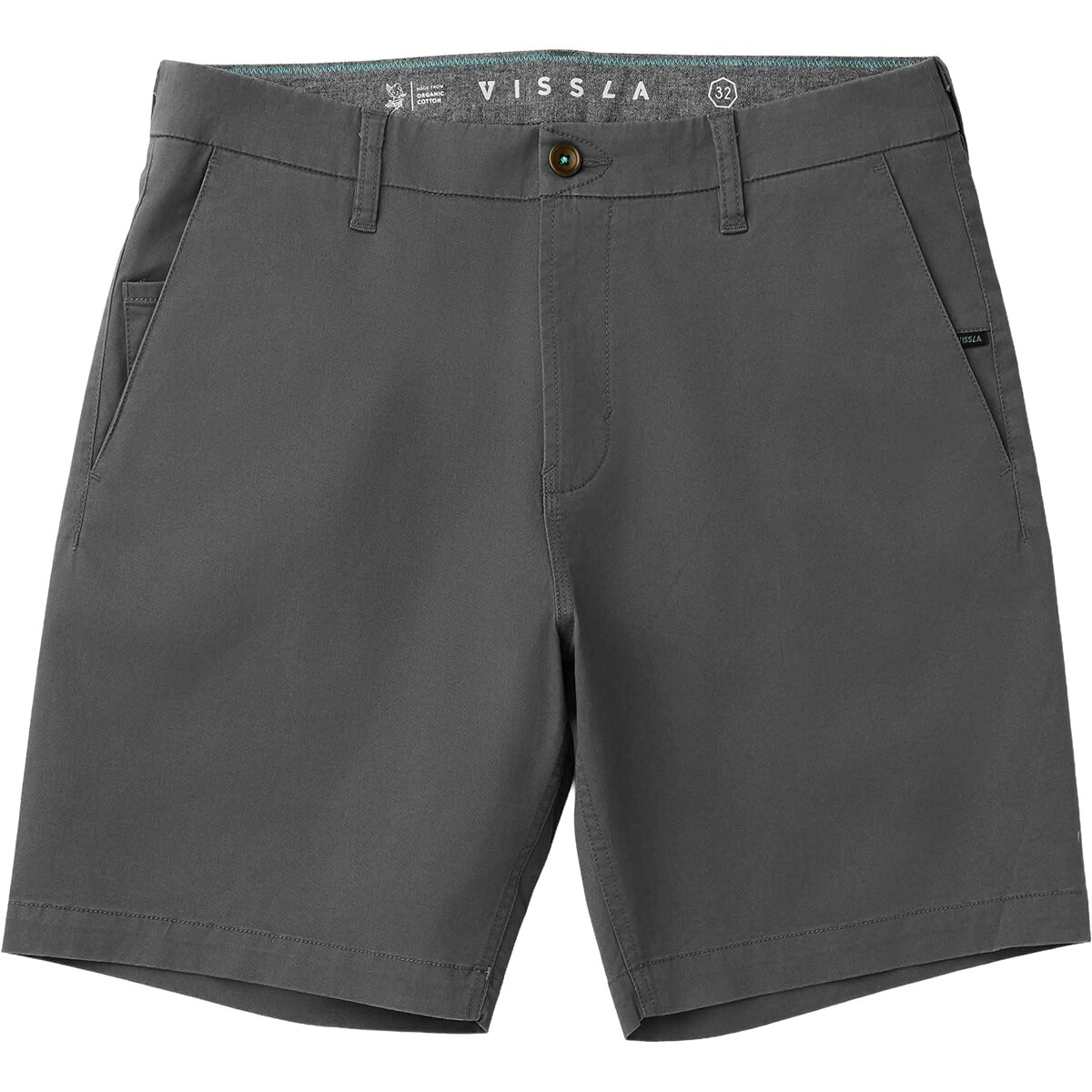 Мужские шорты Vissla No See Ums Eco 18in Walkshort, цвет: Тёмный серый