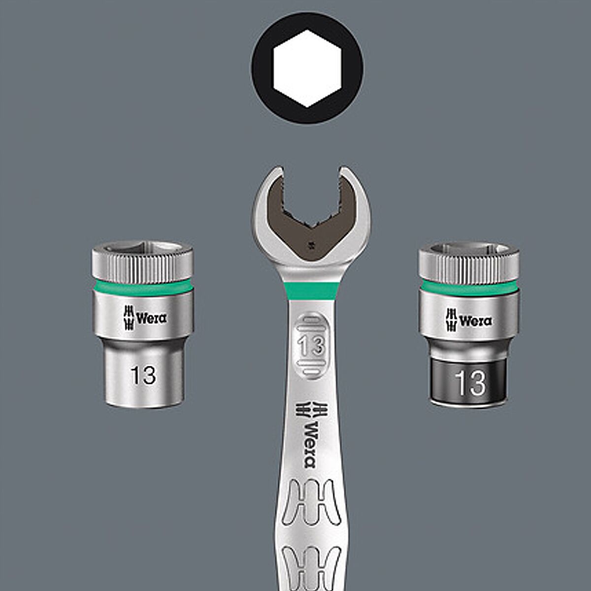 Wera Joker Set Ratcheting Combination Wrench Set - 11 Piece