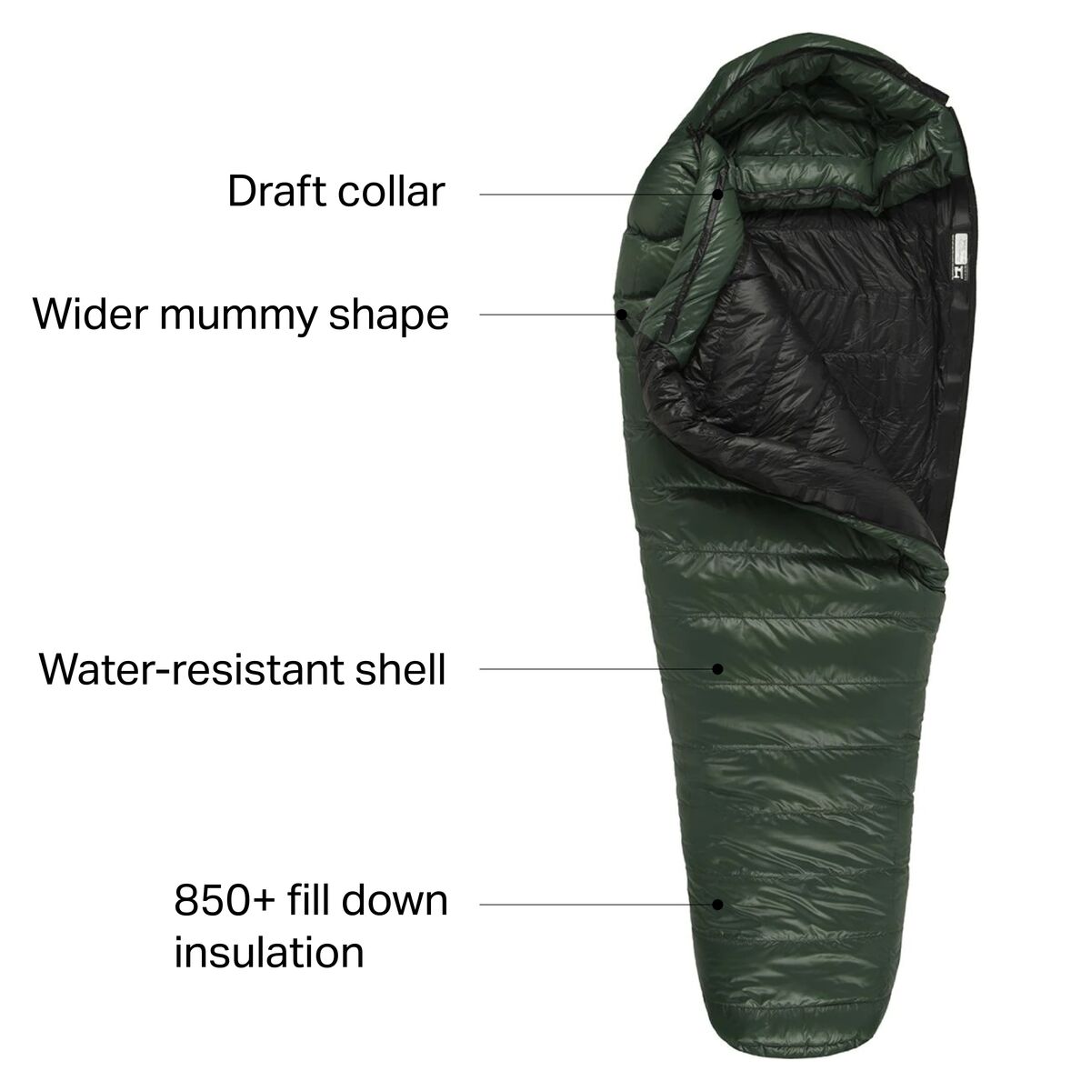 Western Mountaineering Badger MF Sleeping Bag: 15F Down