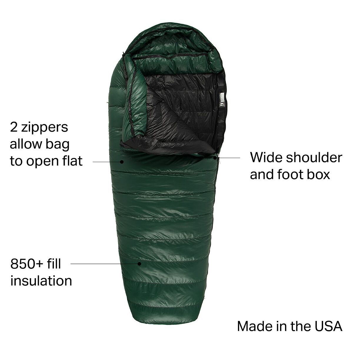 Western Mountaineering Bristlecone MF Sleeping Bag: -10F...