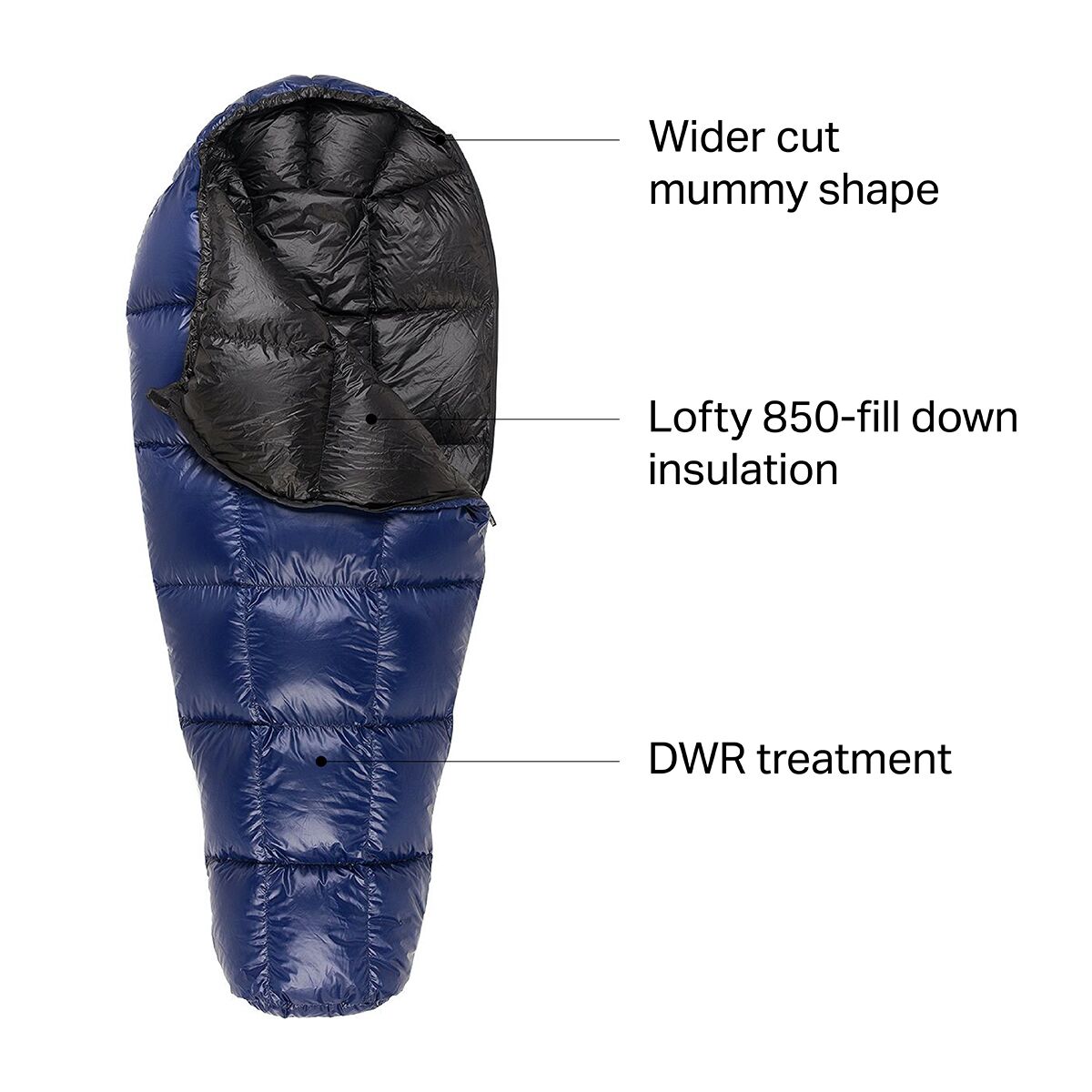 Western Mountaineering Caribou MF Sleeping Bag: 35F Down