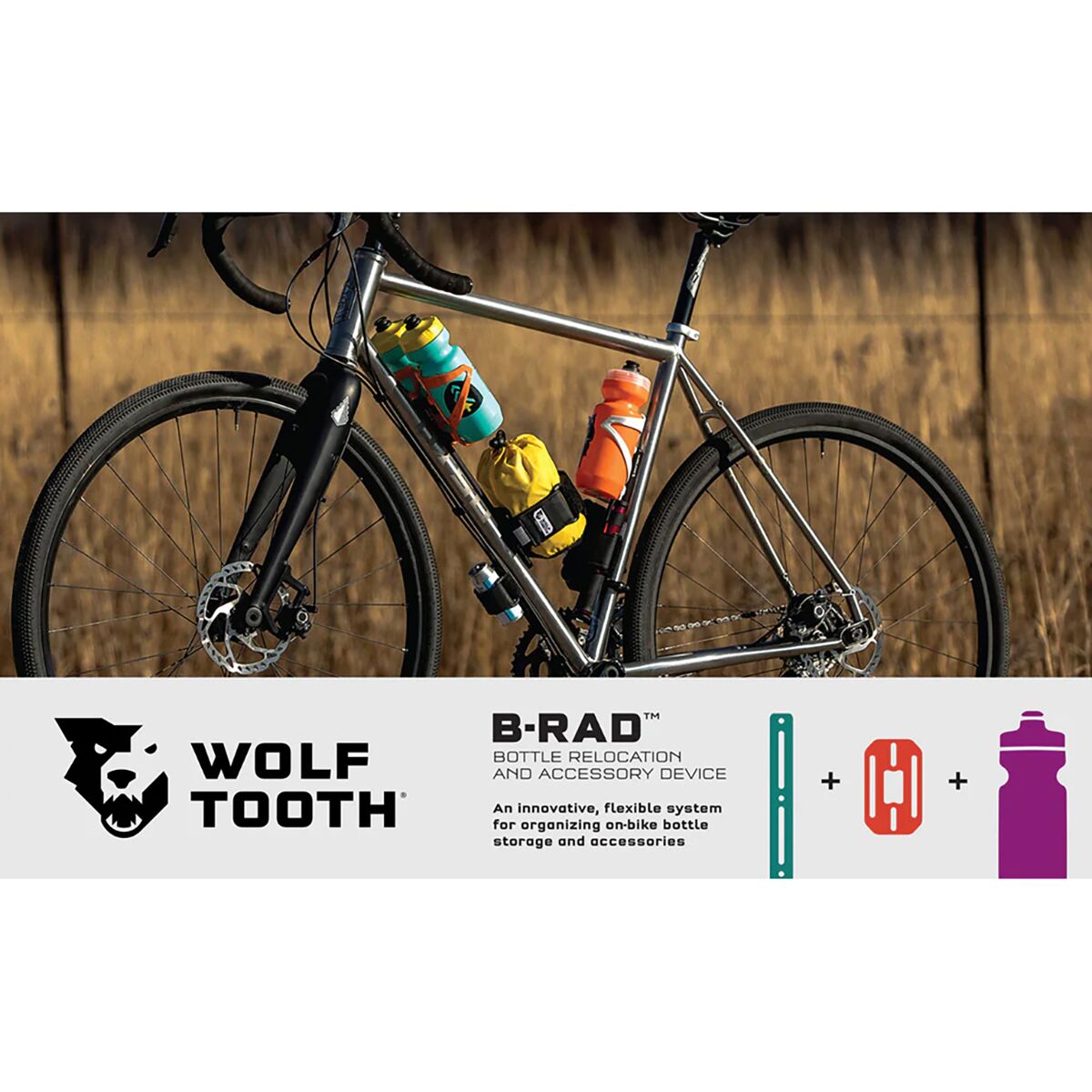 Wolf Tooth Components B-RAD Double Bottle Cage Adapter