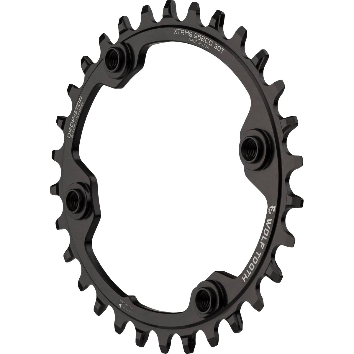 Wolf Tooth Components Drop Stop PowerTrac Oval Chainring