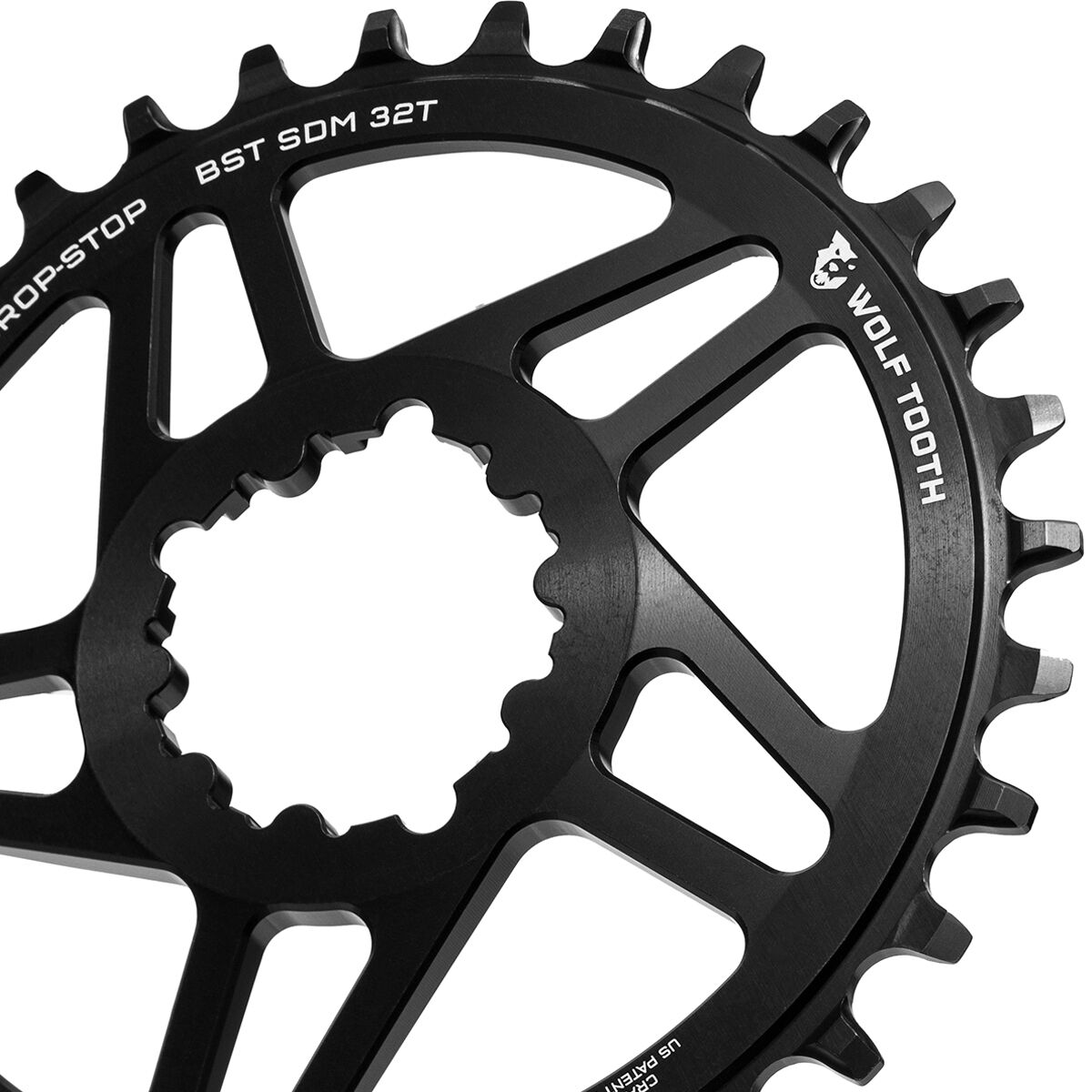 Wolf Tooth Components Drop Stop SRAM Direct Mount Chainring...