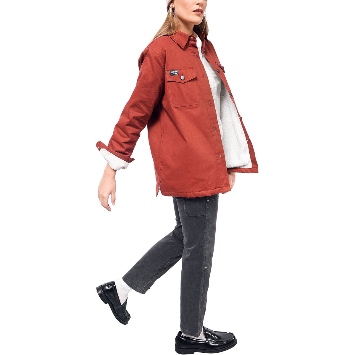 Wildfang The Essential Fleece Lined Shacket