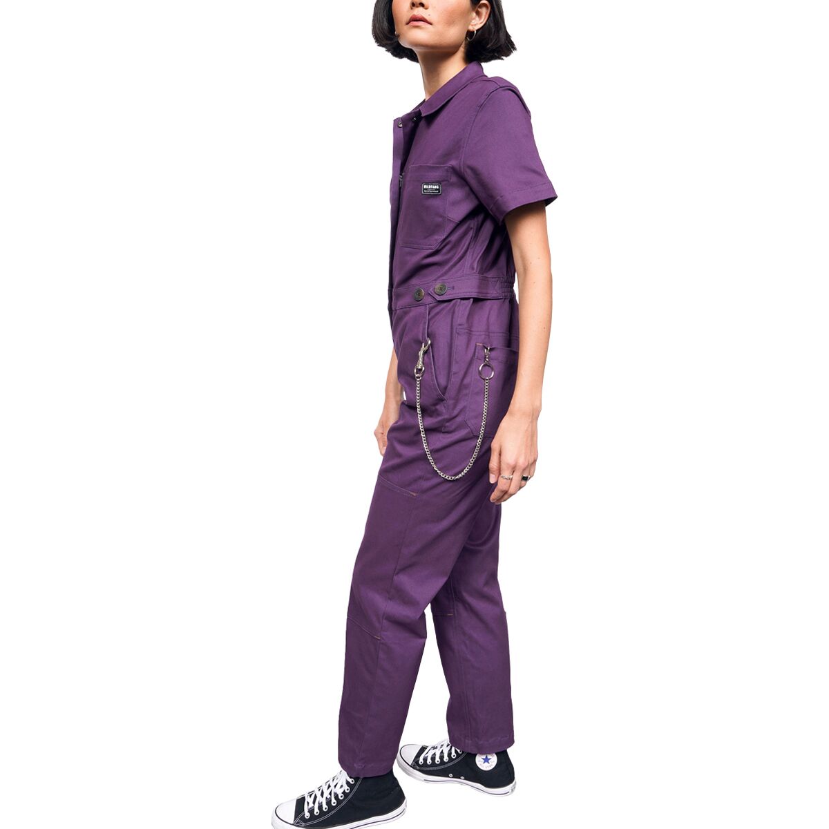 Wildfang The Essential Short-Sleeve High Waisted Coverall