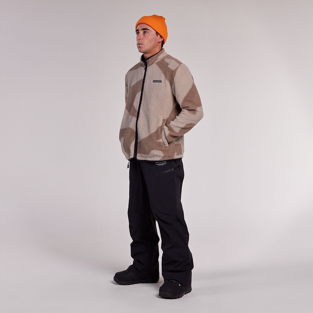 WHITESPACE Cinchable Sherpa Fleece Zip-Up - Men´s