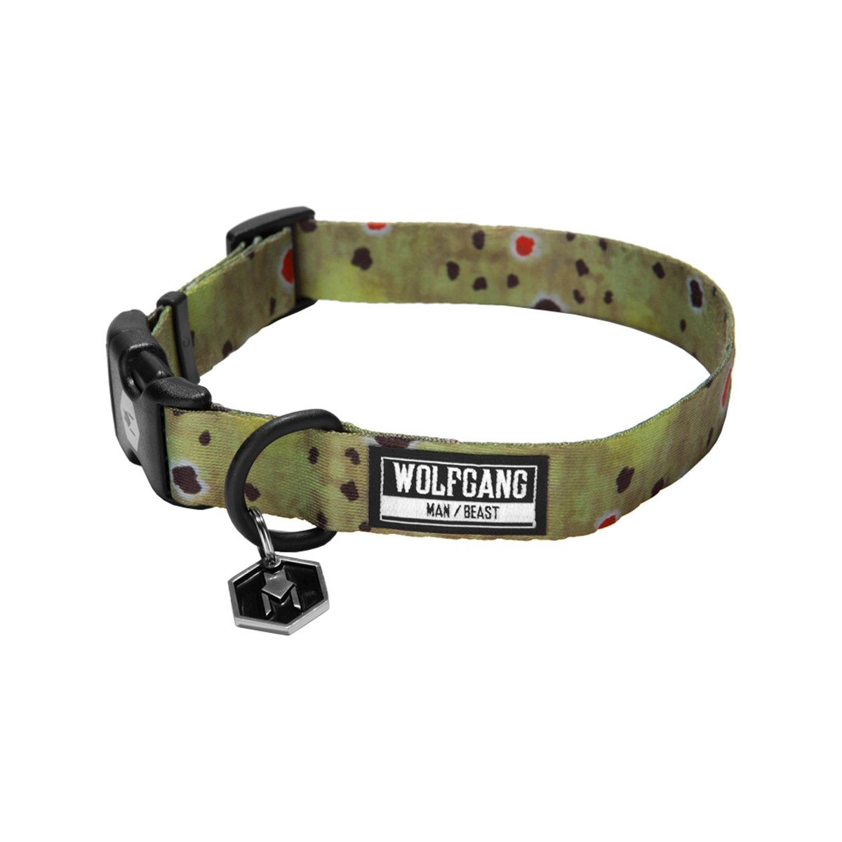 Wolfgang Man & Beast Brown Trout Dog Collar Hike & Camp
