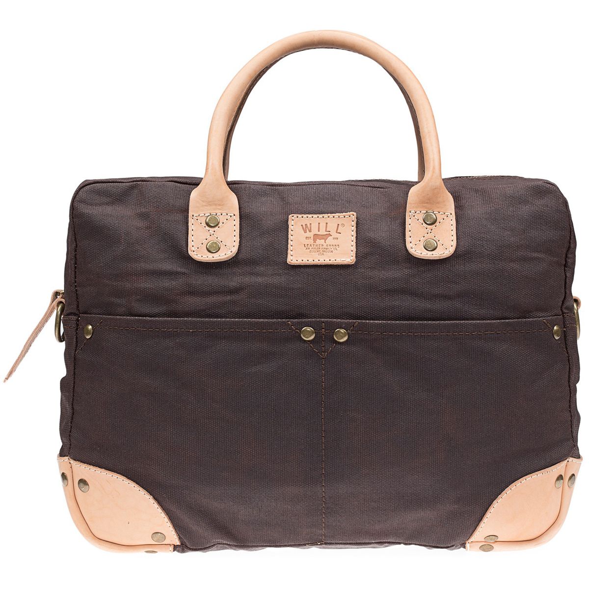 Will Leather Goods Wax Coated Canvas Flight Bag - Accessories
