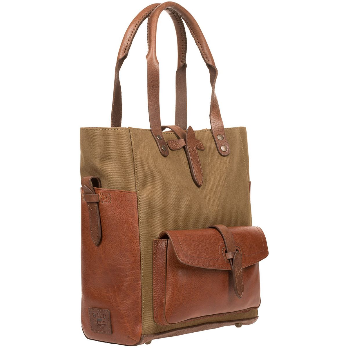 Will Leather Goods Canvas & Leather Ashland Tote Women's
