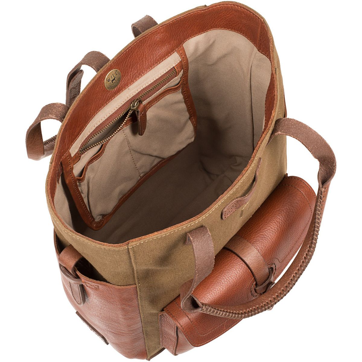 Will Leather Goods Canvas & Leather Ashland Tote Women's Accessories